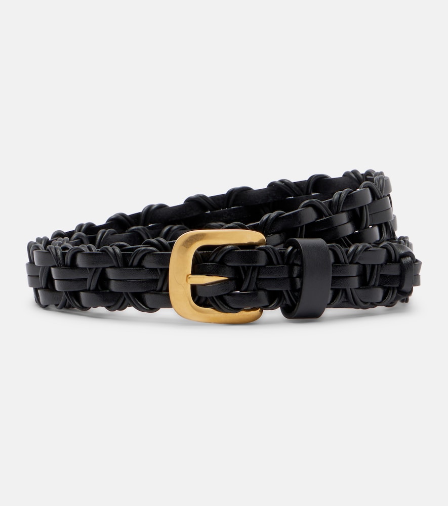 The Row Woven leather belt
