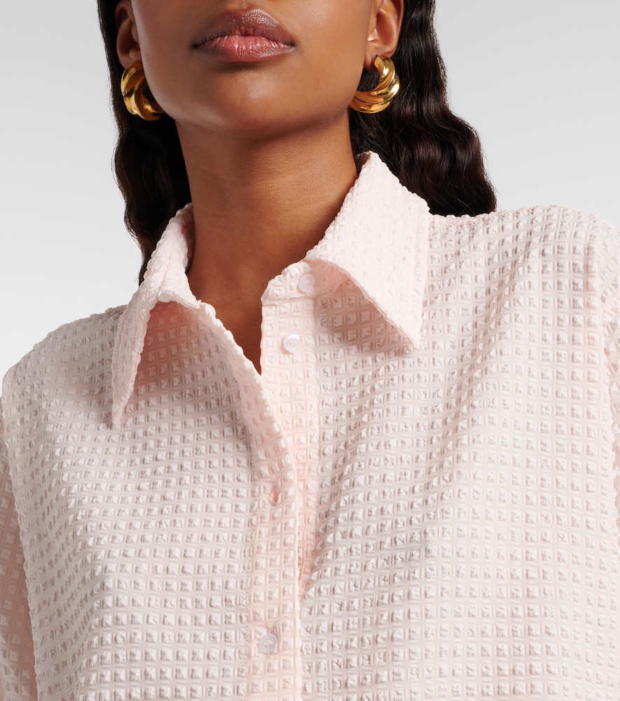 Resort Checked Seersucker Shirt