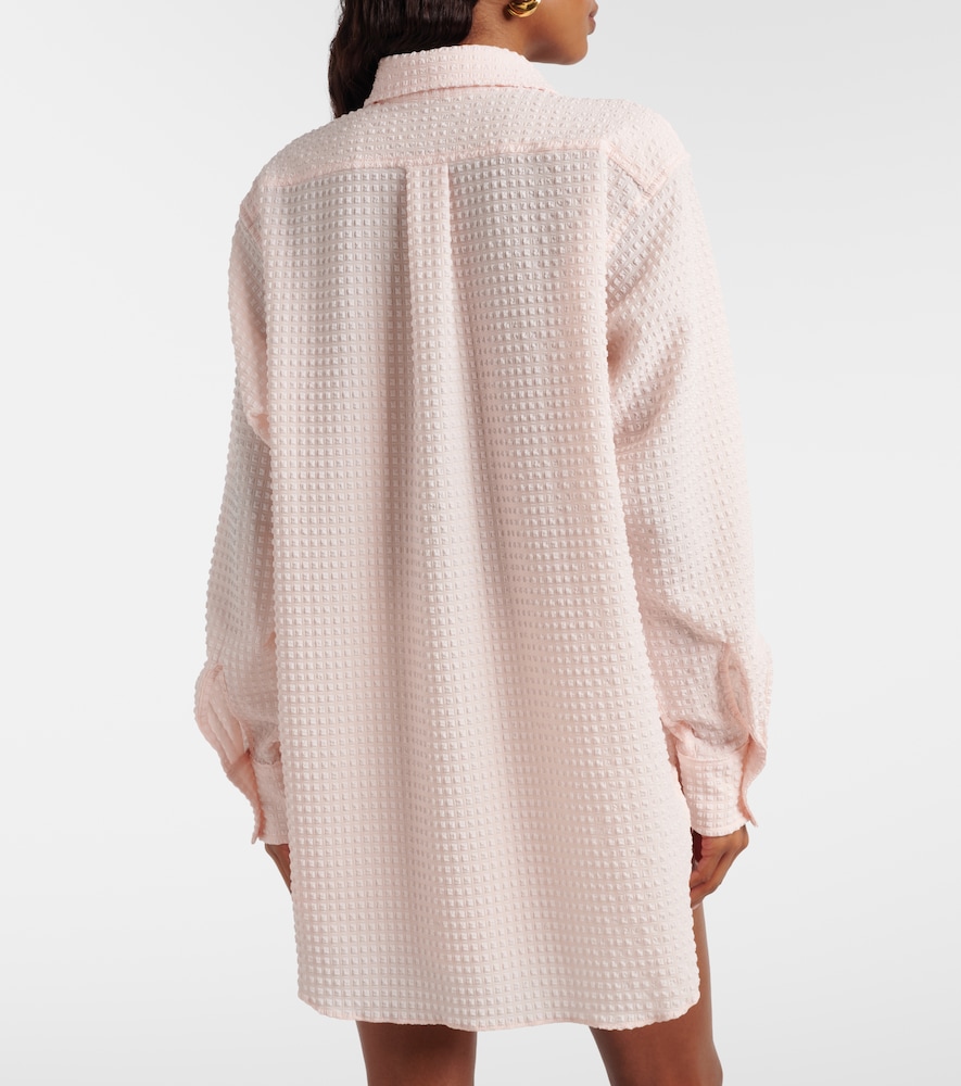 Resort Checked Seersucker Shirt