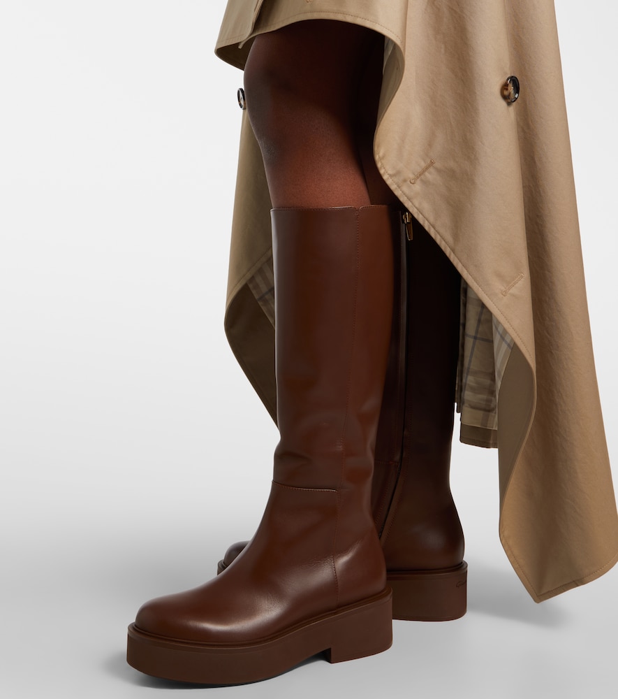 Gianvito Rossi Hiro leather knee-high boots