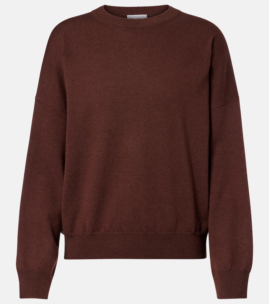 Brunello Cucinelli Women's Brown Monili Cashmere Sweater UK Size 4 - Mytheresa