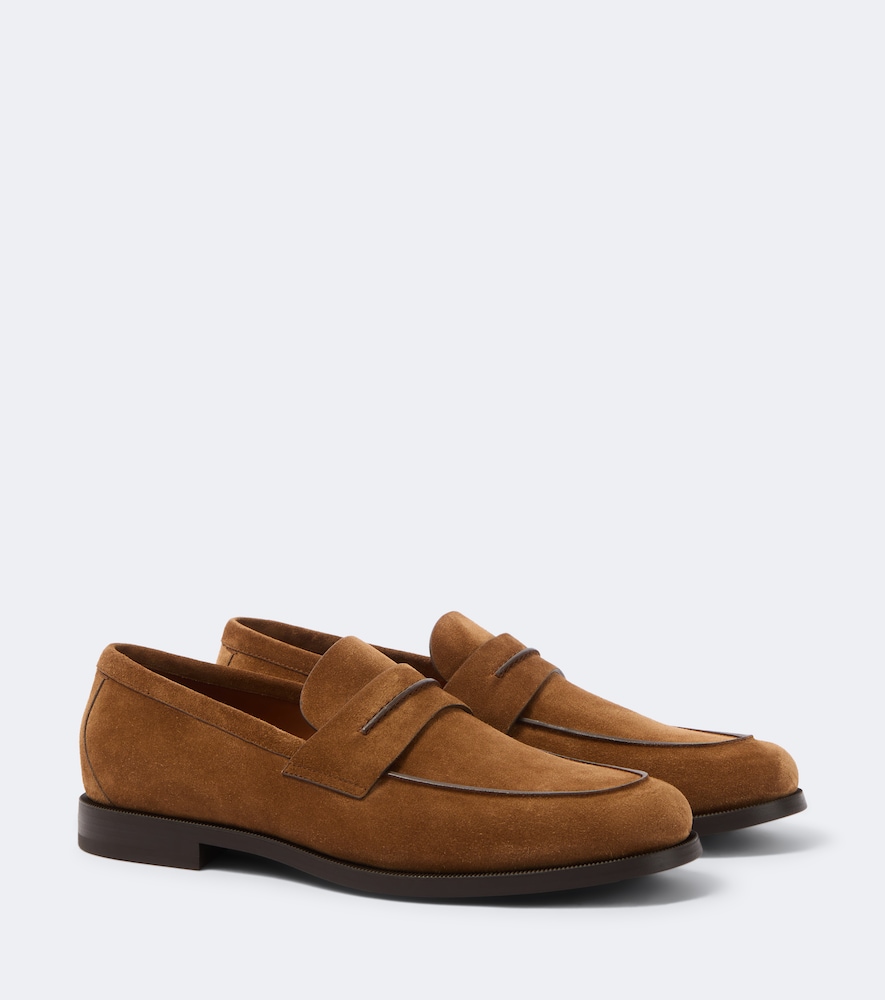 Loafers aus Veloursleder