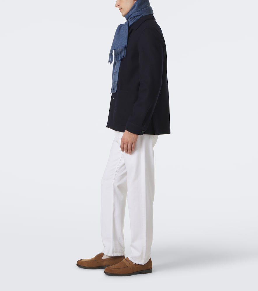 Suede Penny Loafers