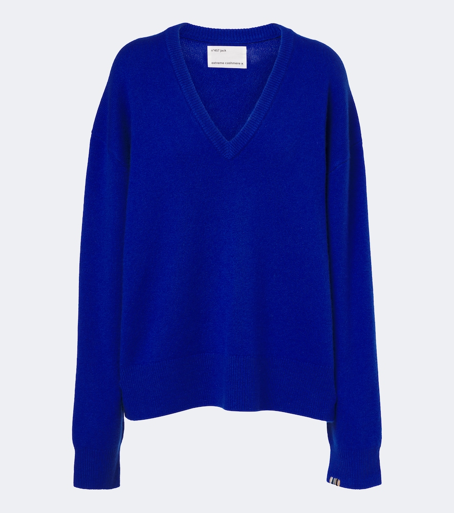Extreme Cashmere N°457 Jack Cashmere-blend Sweater In Blue