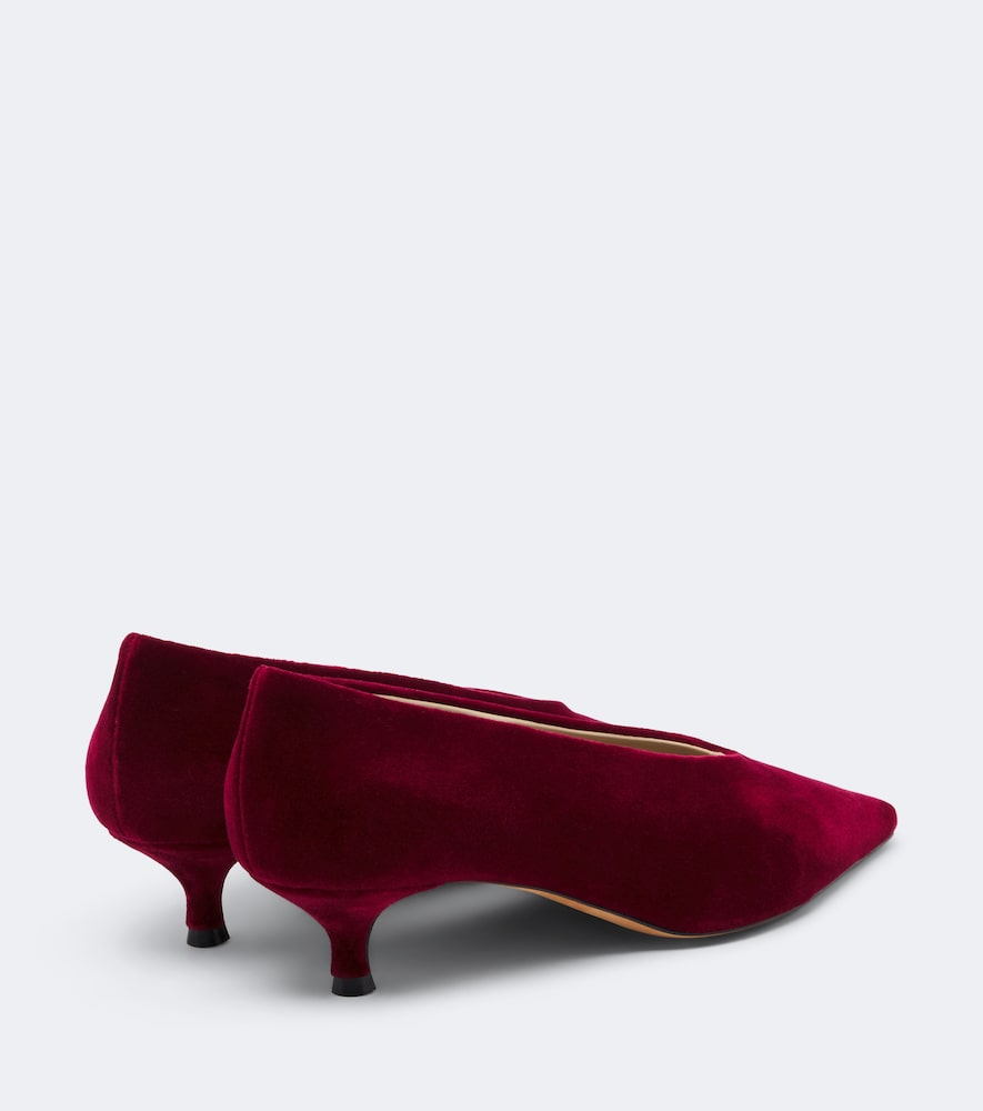 Le Monde Béryl Babouche Velvet Pumps
