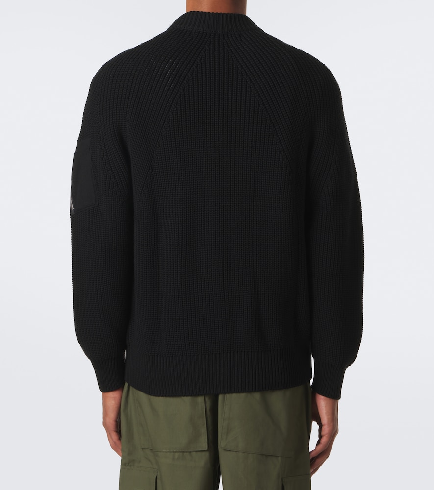 Comme Des Garçons Homme Wool Zip-Up Cardigan