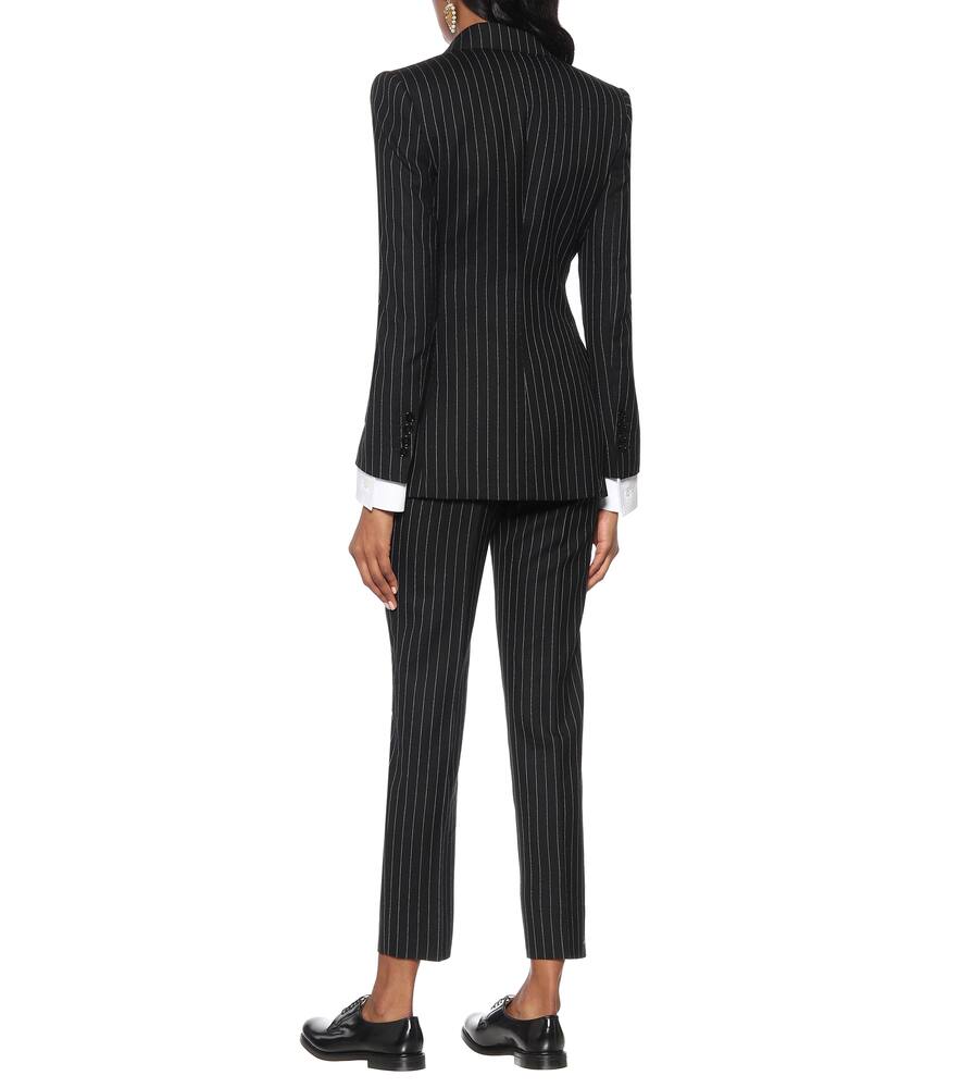 DOLCE & GABBANA PINSTRIPE WOOL-BLEND BLAZER,P00442815