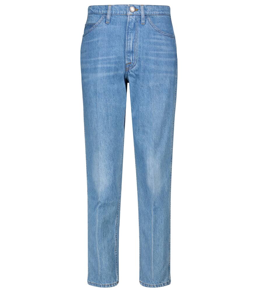 Frame Le Italien High Waist Ankle Straight Leg Jeans In Blue