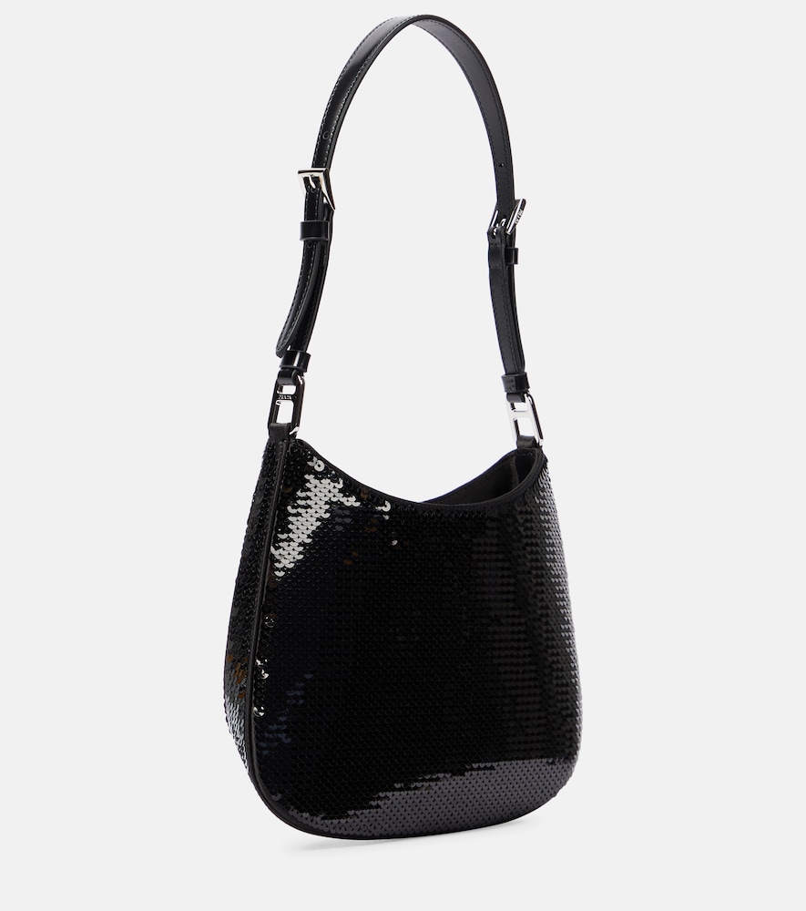  Prada Prada Cleo Small Sequined Shoulder Bag 