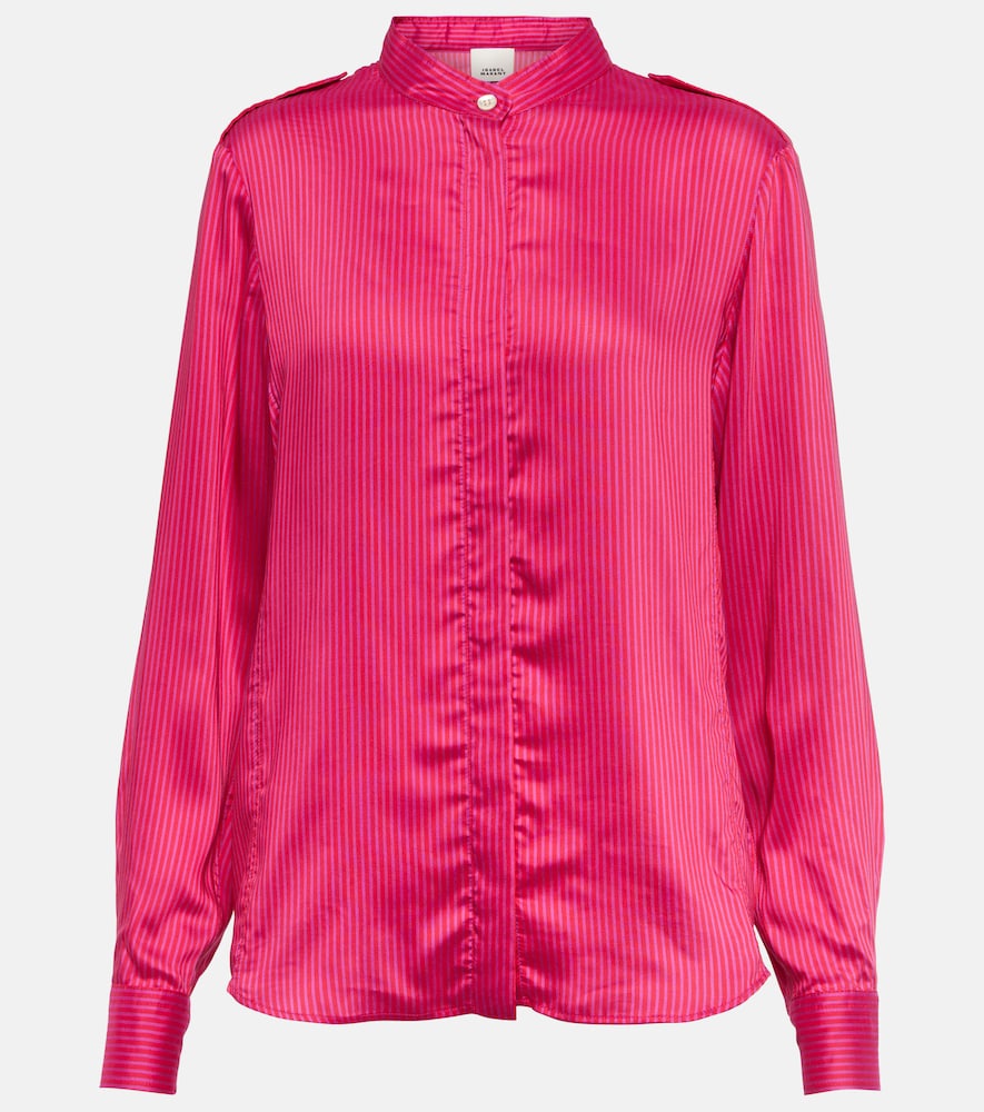 Isabel Marant Donna Camicia Ilda A Righe Rosa It Taglia 40- Mytheresa