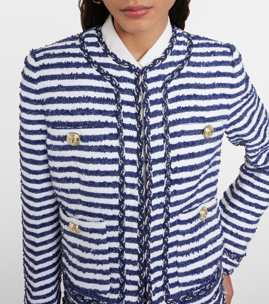 Matteo Striped Bouclé Jacket