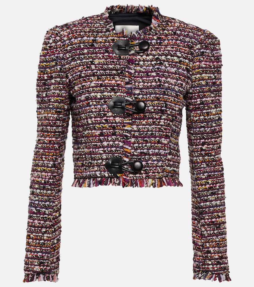 Isabel Marant Gradilia cropped wool-blend jacket