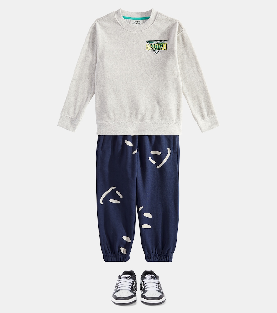  Scotch & Soda Kids Scotch & Soda Kids Cotton-blend Terry Sweatshirt 