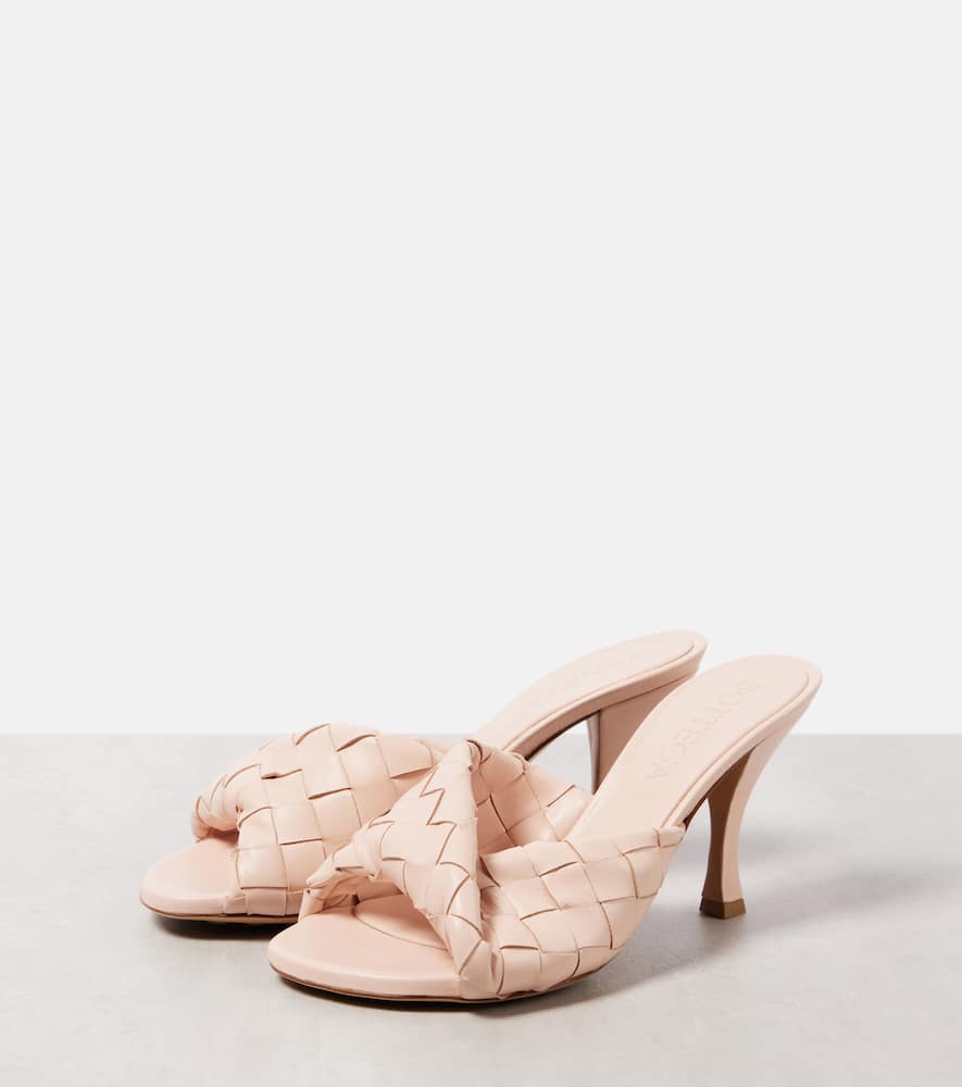Bottega Veneta Lido 90mm Leather Mules In Pink