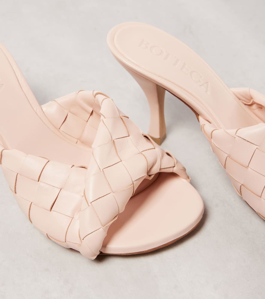 Bottega Veneta Lido 90mm Leather Mules In Pink