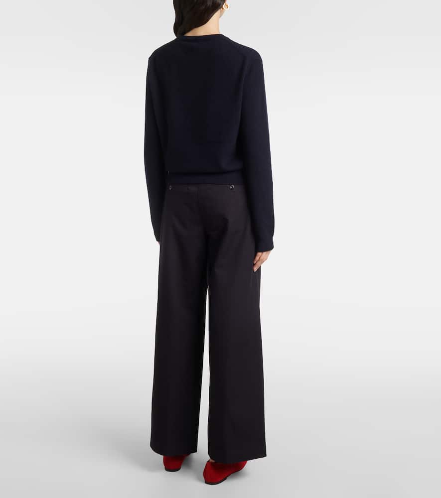 Totême Pullover Aus Kaschmir In Blau
