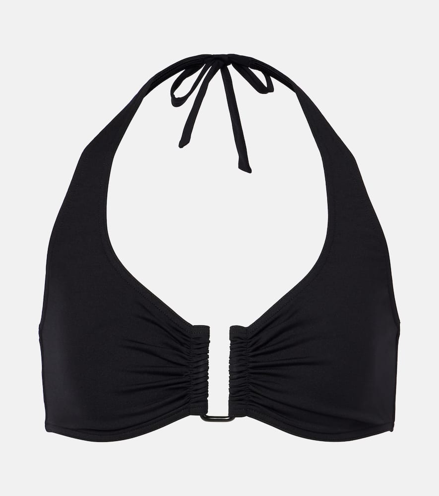 Eres Dedicace Halterneck Bikini Top In Black