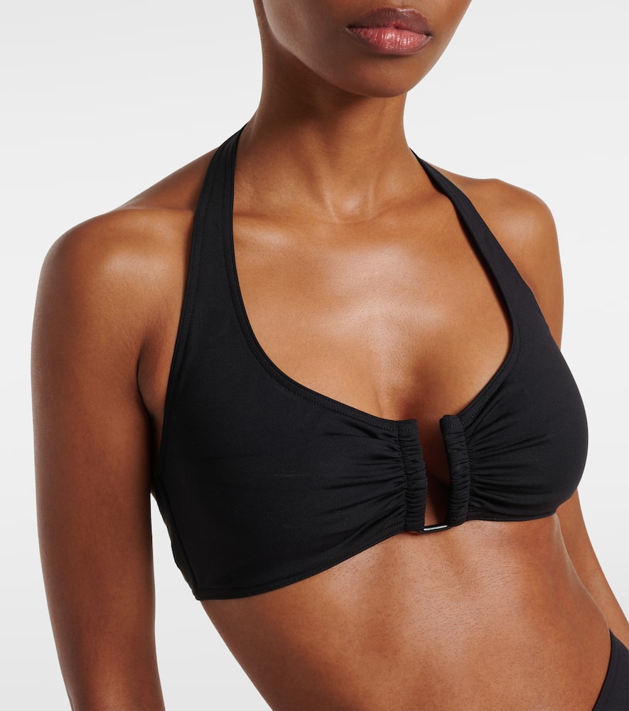 Eres Dedicace Halterneck Bikini Top In Black