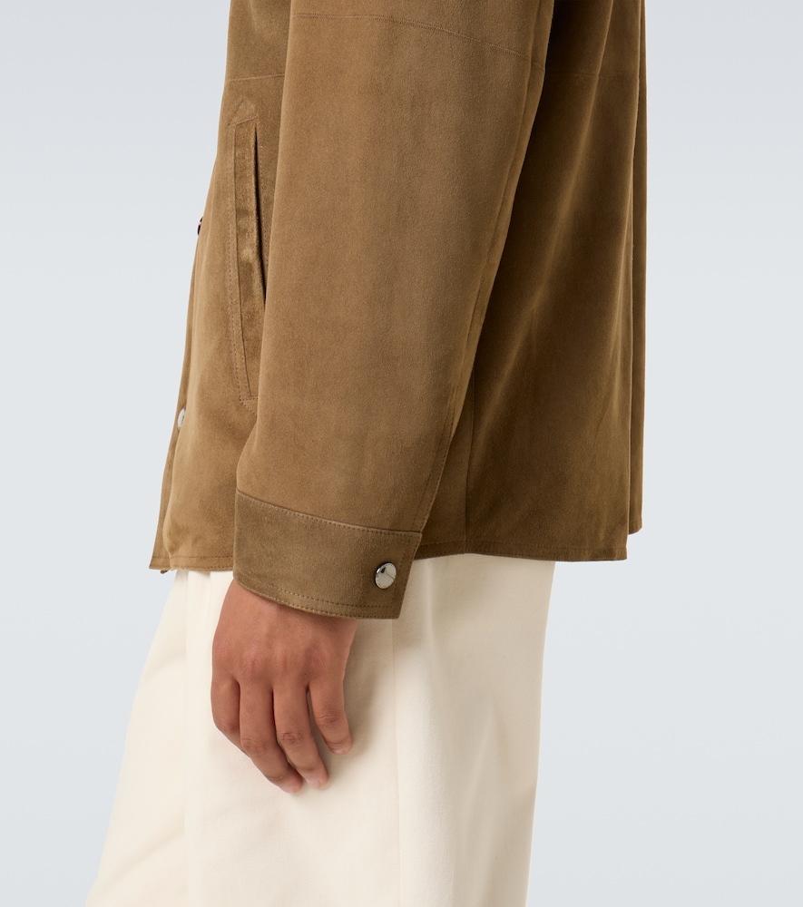  Canali Canali Hemdjacke Aus Veloursleder 