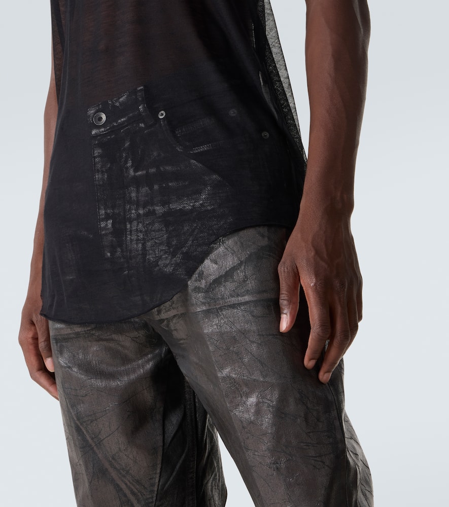 Rick Owens Wool-blend Tank Top In Black