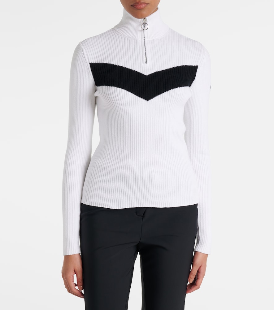 Andromede Ribbed-Knit Ski Top