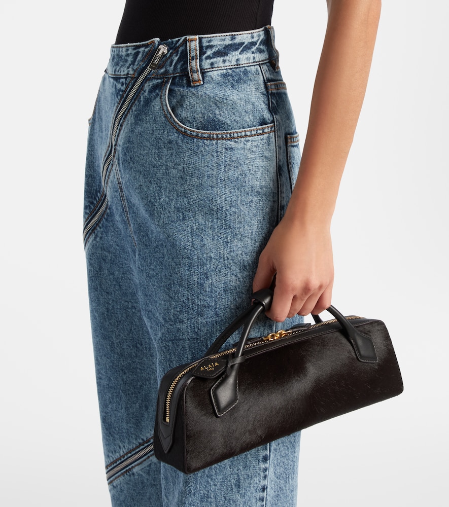 Alaïa Le Teckel Small calf hair clutch