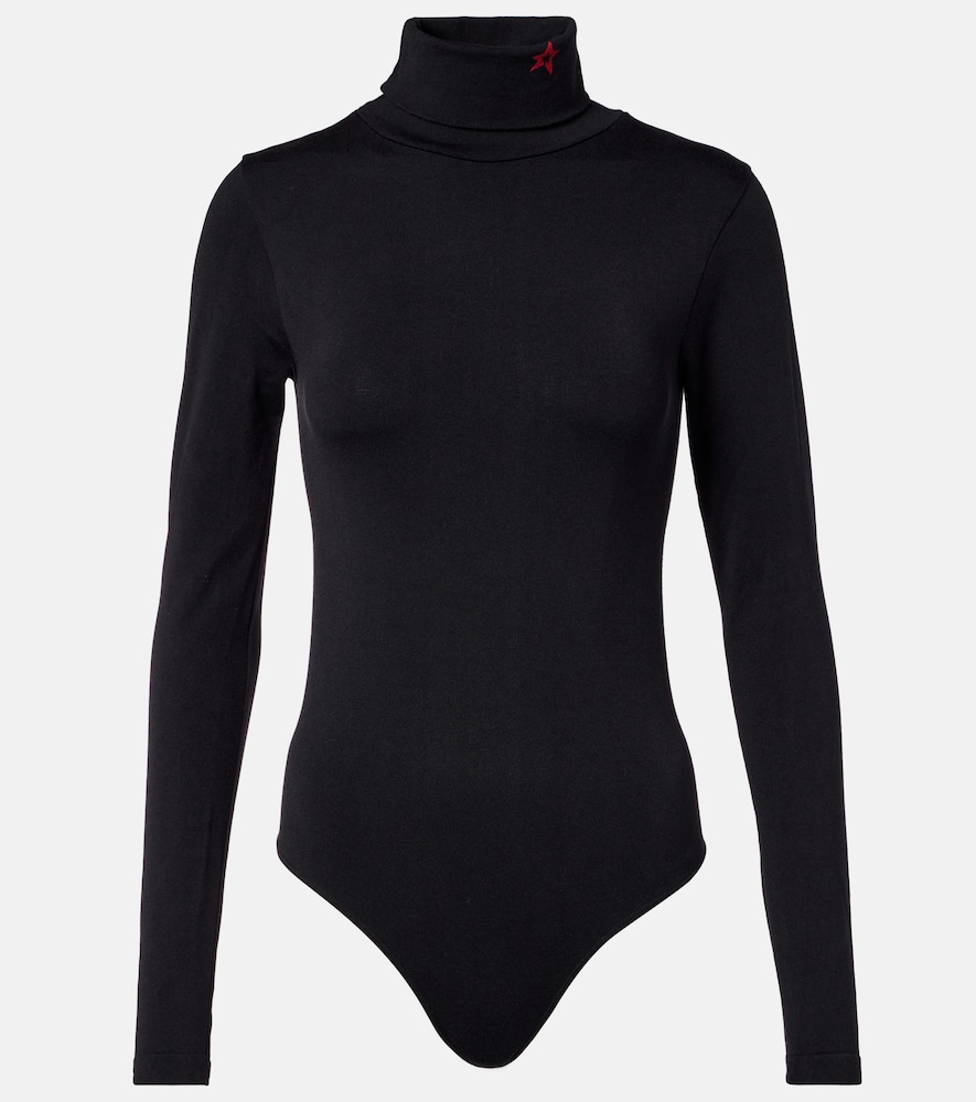 Perfect Moment Turtleneck wool-blend jersey bodysuit
