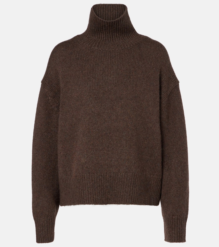 Nili Lotan Tabitha Cashmere Turtleneck Sweater In Brown