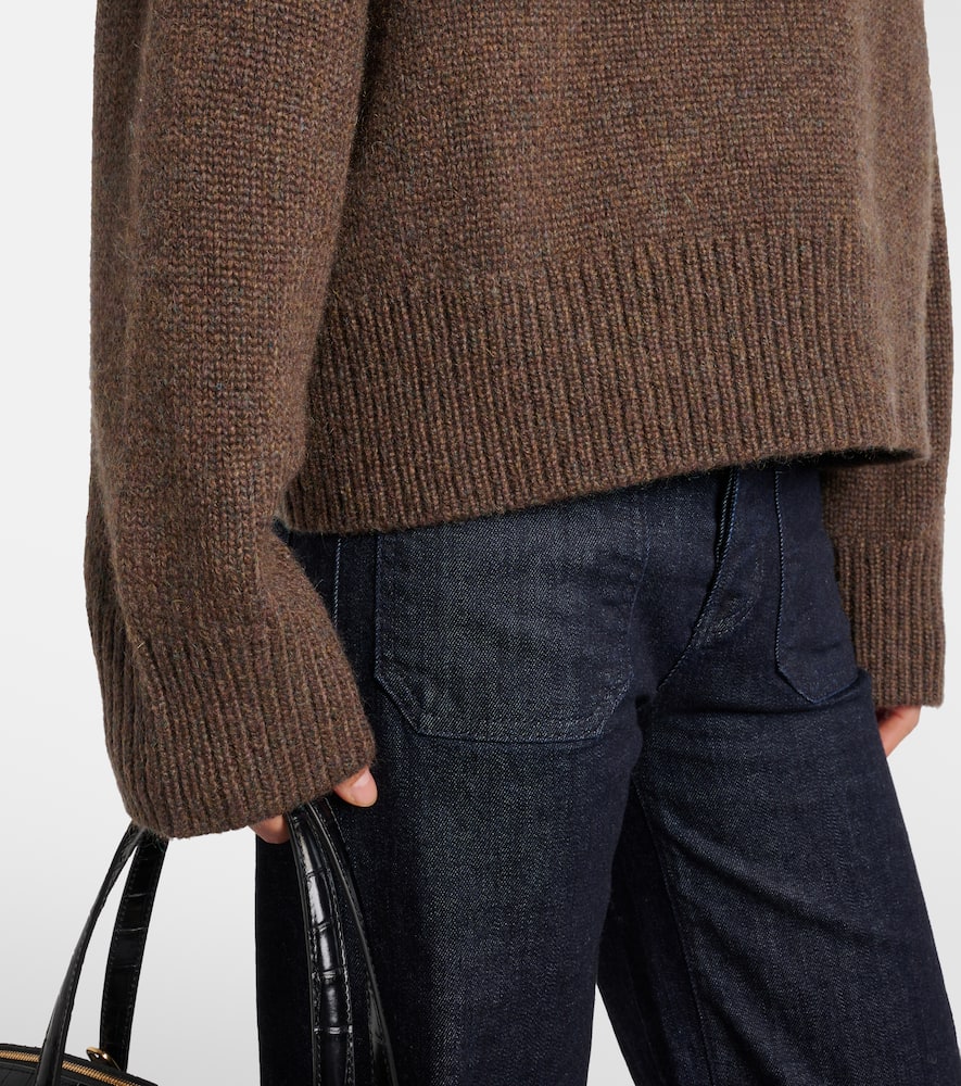 Nili Lotan Tabitha Cashmere Turtleneck Sweater In Brown