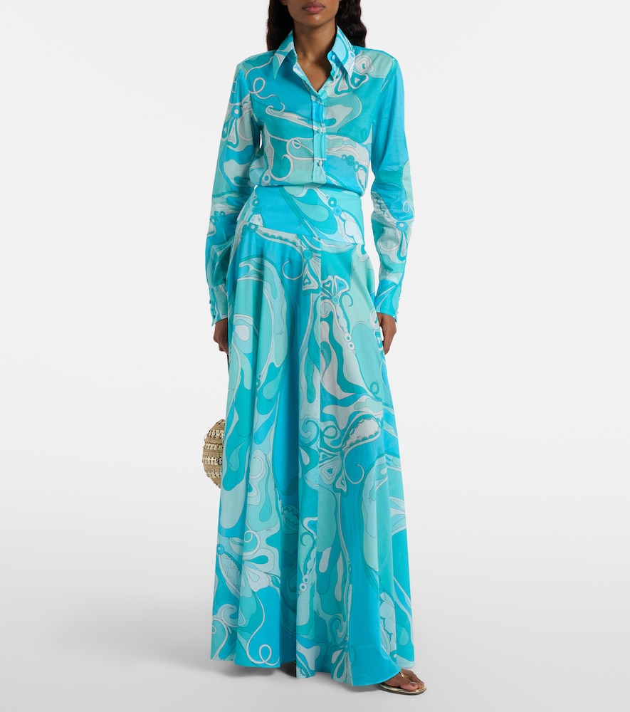  Pucci Pucci Orchidee Cotton Shirt 