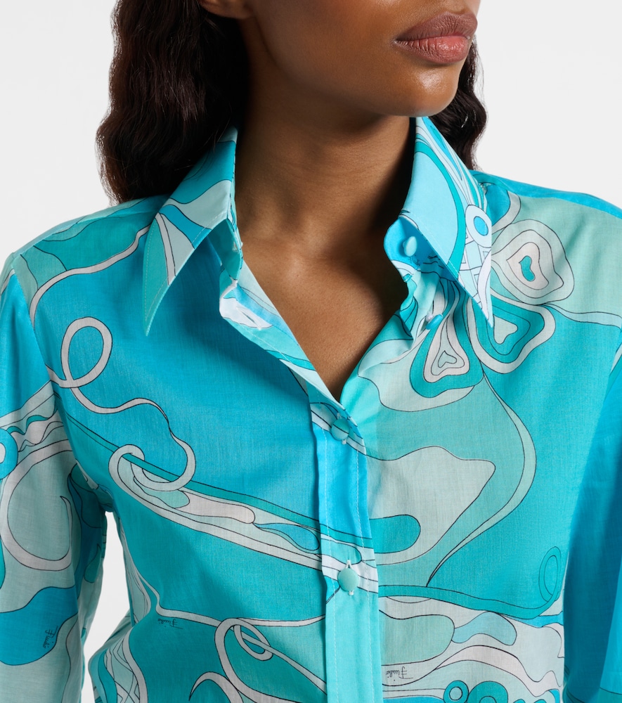 Pucci Pucci Orchidee Cotton Shirt 