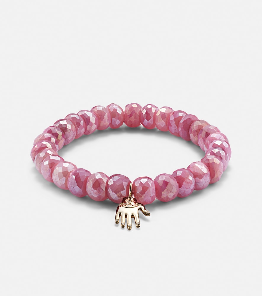 Sydney Evan Bracelet en or 14 ct pierres de lune et diamants 1295 €