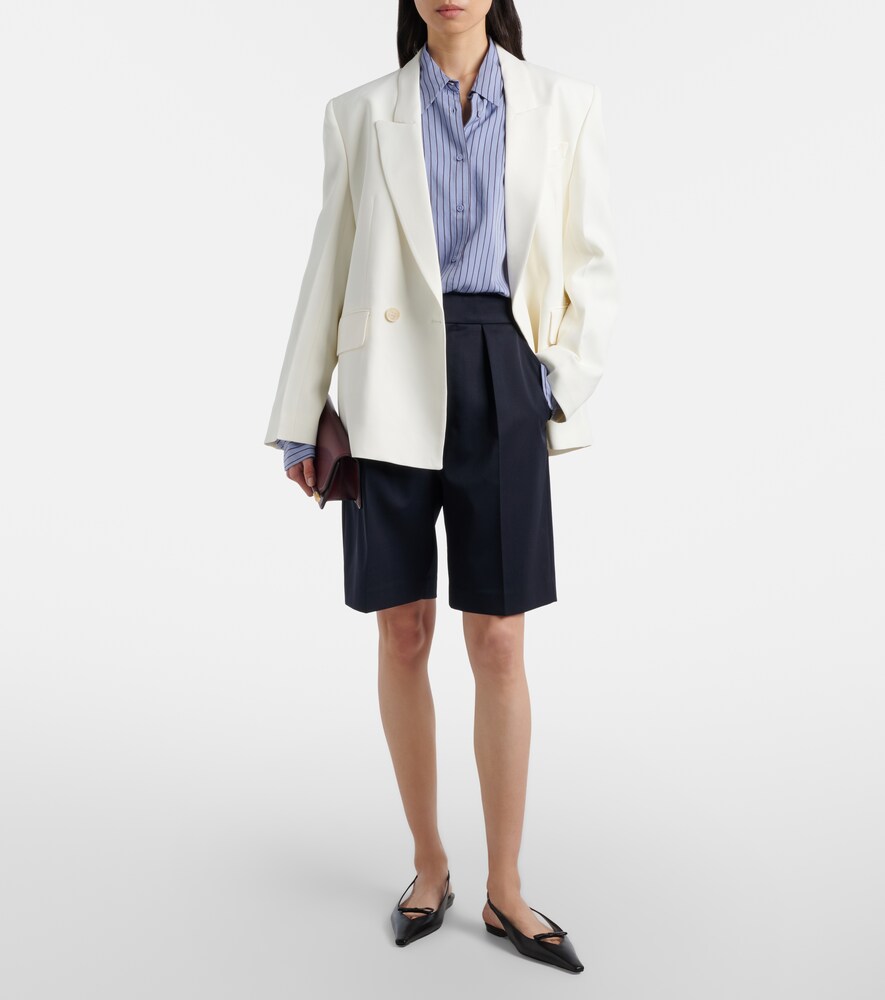Victoria Beckham High-rise Bermuda shorts