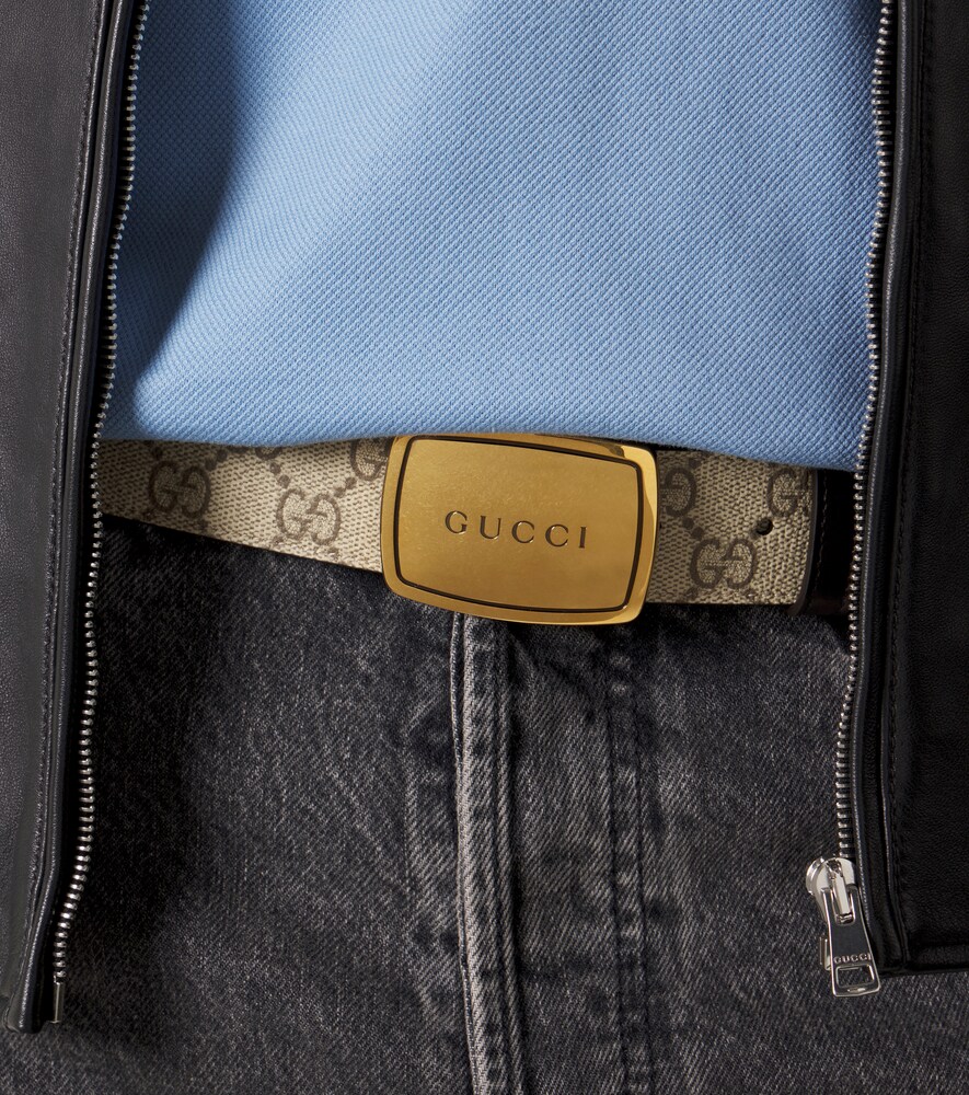  Gucci Gucci Gg Supreme Canvas Belt 