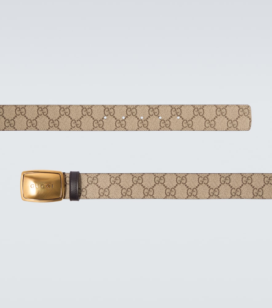  Gucci Gucci Gg Supreme Canvas Belt 