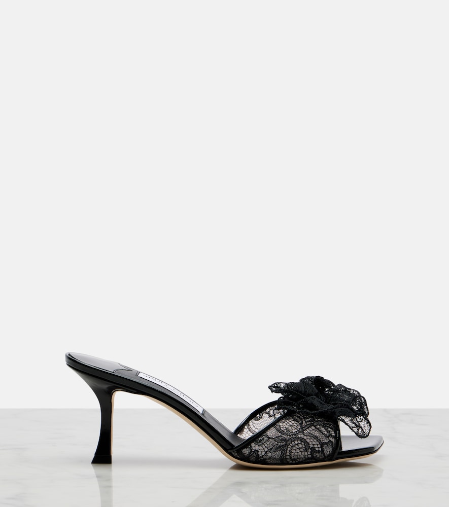 Jimmy Choo Jimmy Choo Pantoletten Skye Corsage Aus Spitze 