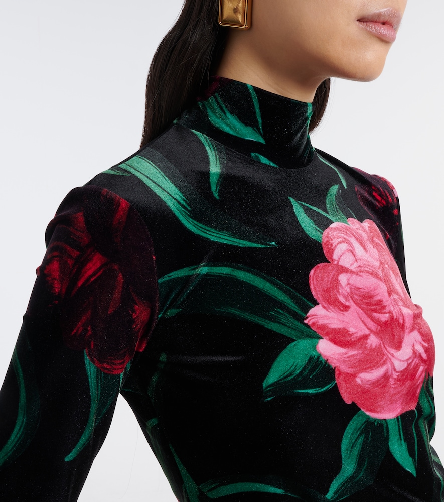  La Doublej La Doublej Floral Turtleneck Top 