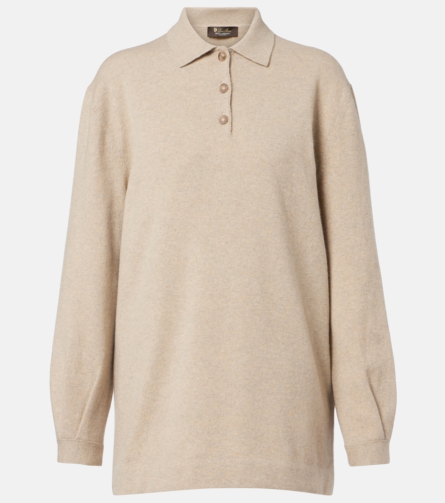Loro Piana Classic Cashmere Polo Sweater