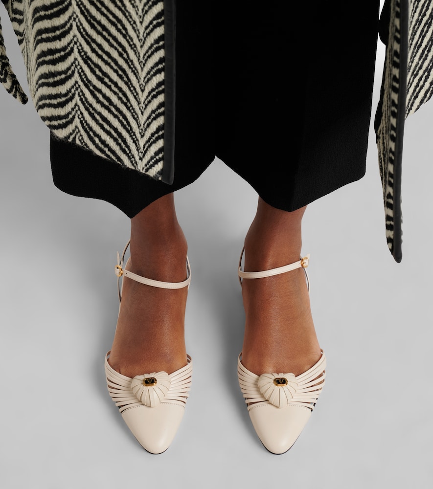 Valentino Garavani Caur Royal leather flats