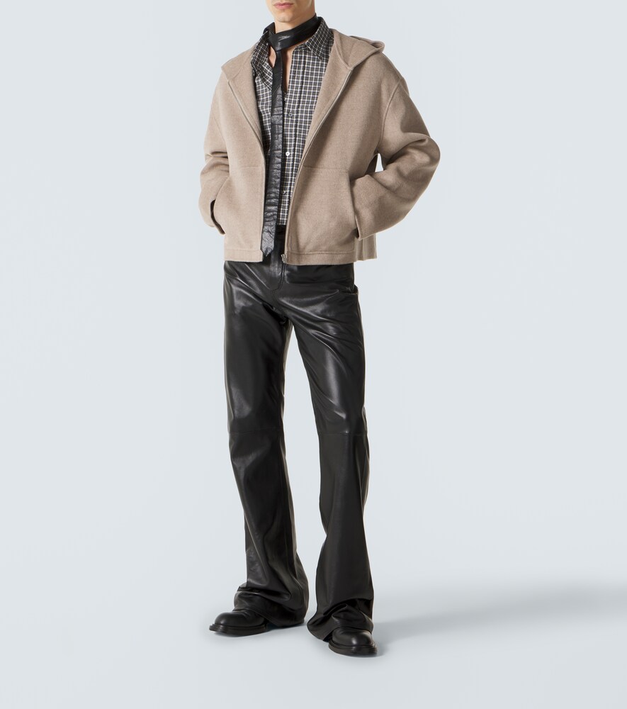  Acne Studios Acne Studios Leather Flared Pants 