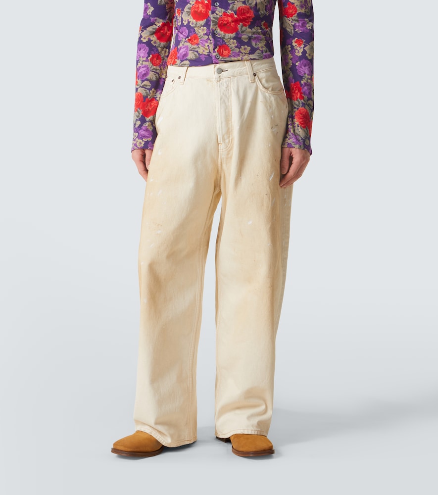  Acne Studios Acne Studios Distressed Wide-leg Jeans 2023 
