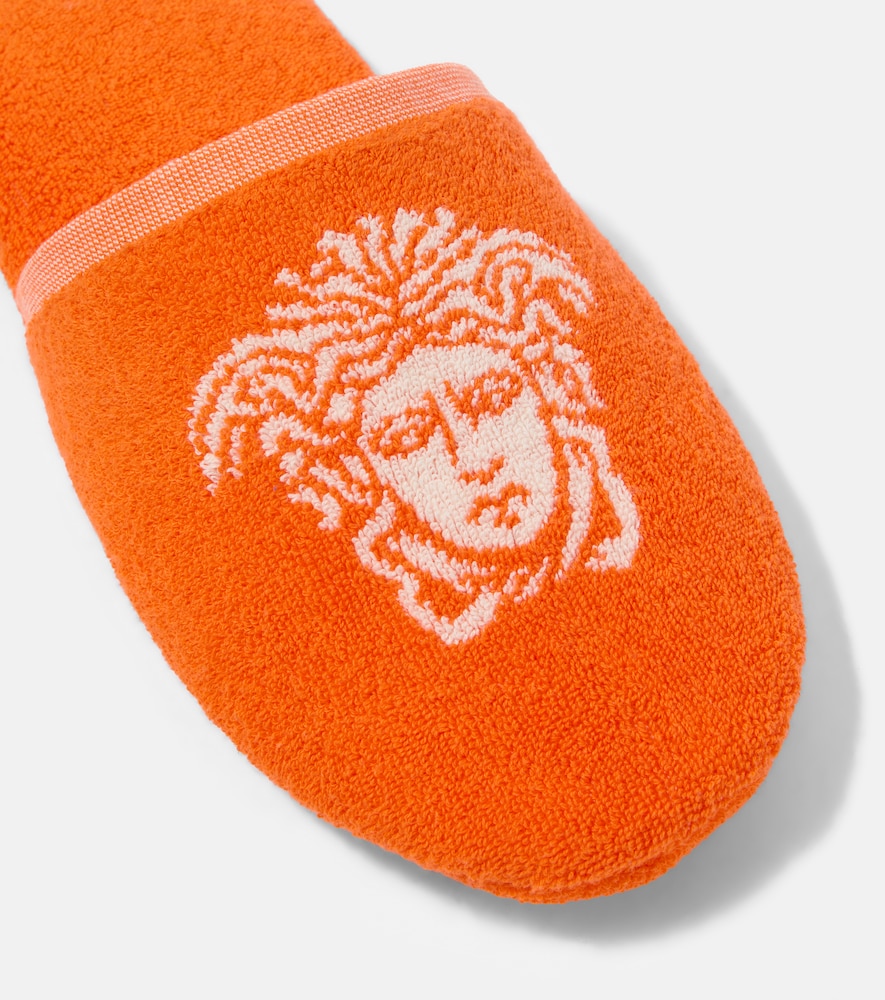  Versace Home Versace Home Slippers Medusa Aus Baumwollfrottee 
