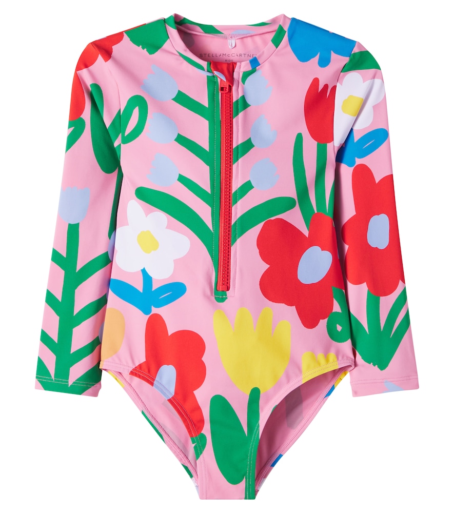 Stella McCartney Kids Floral rashguard swimsuit　ステラ マッカートニー キッズ フローラル ラッシュガード 水着 Stella