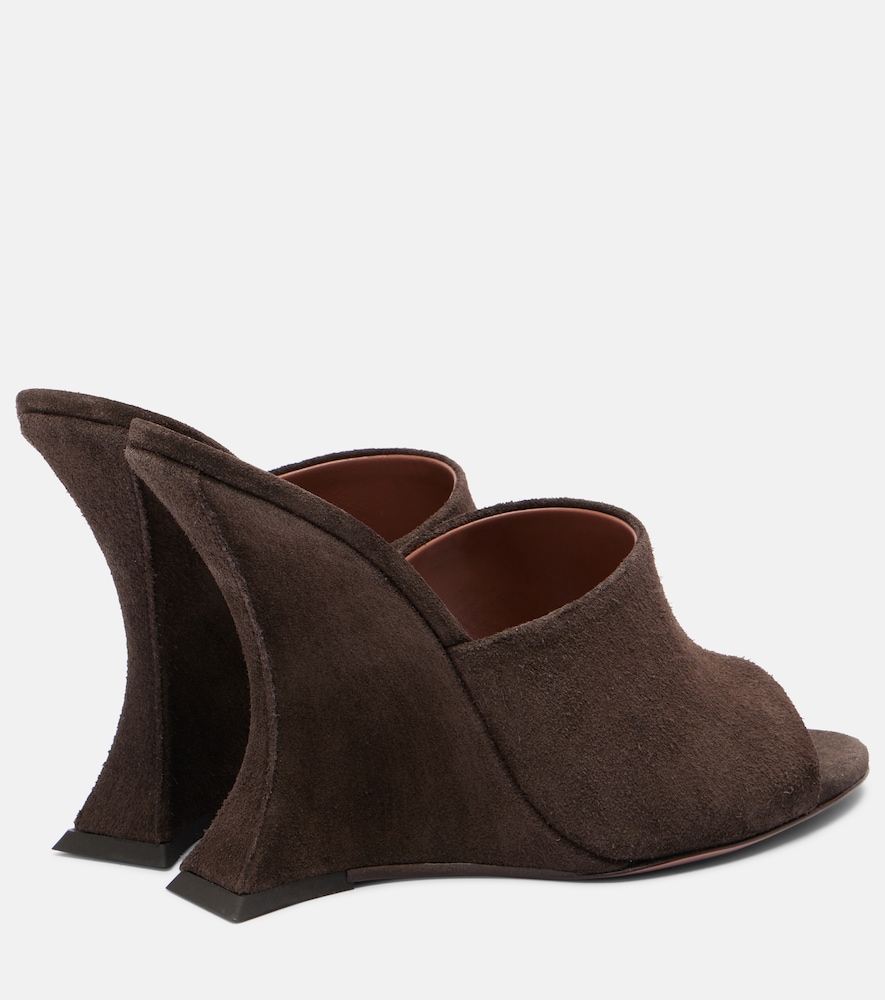  Paris Texas Paris Texas Wedge-pantoletten Nina 105 Aus Veloursleder 
