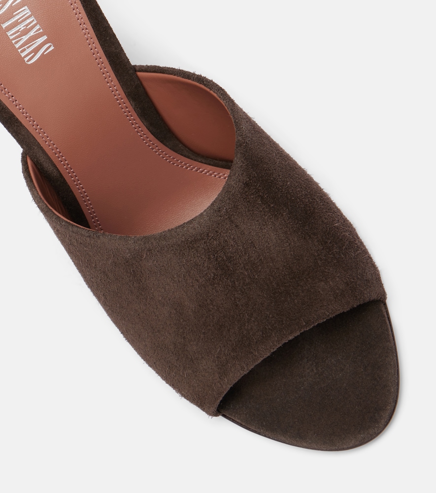  Paris Texas Paris Texas Wedge-pantoletten Nina 105 Aus Veloursleder 