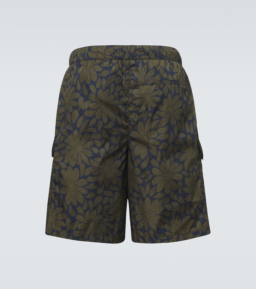  Prada Prada Re-nylon Floral Swim Trunks 