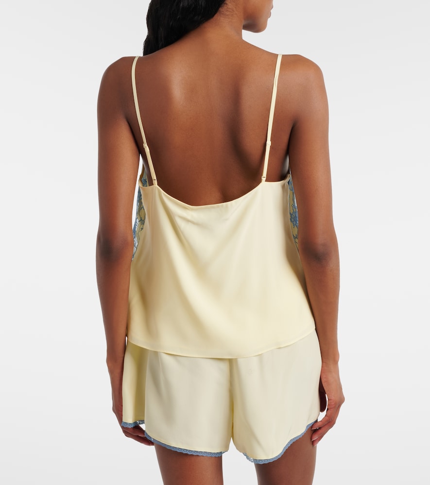  Sir Sir Lace-trimmed Silk Shorts 