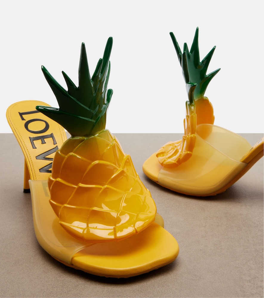  Loewe Loewe Paula's Ibiza Petal Pvc Mules 