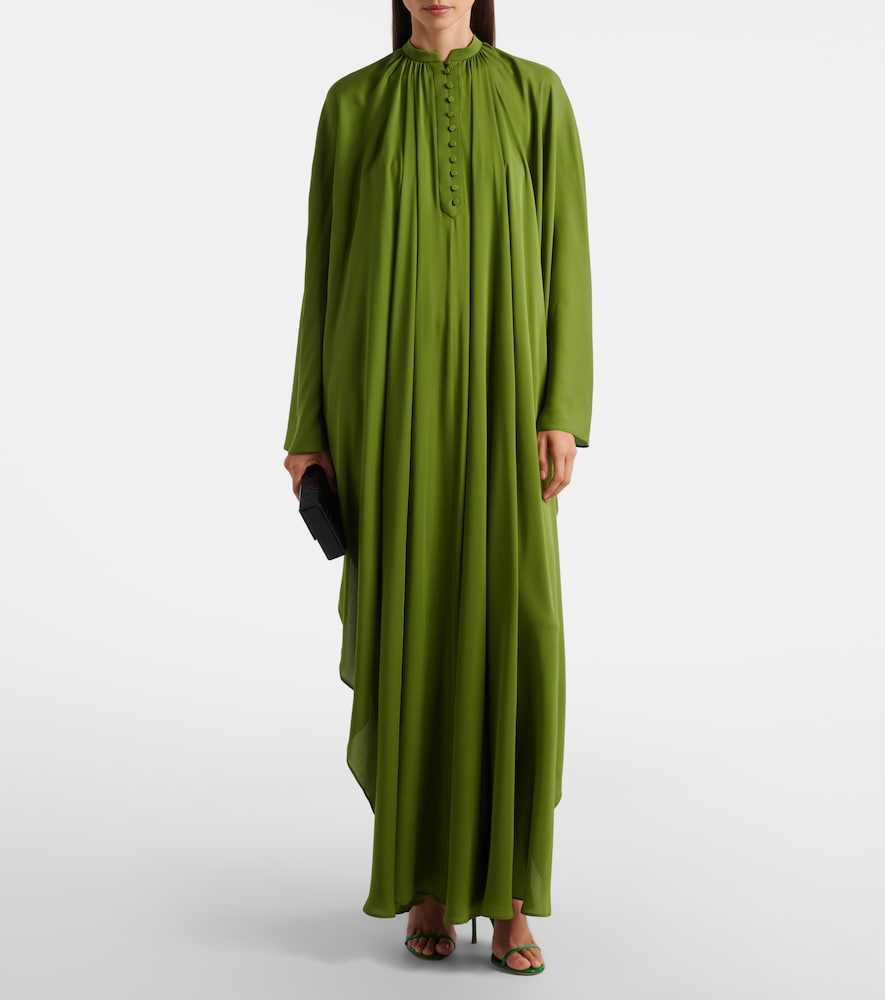Tom Ford Draped silk georgette kaftan
