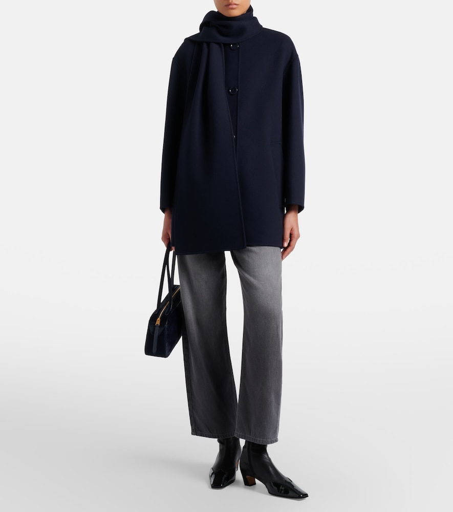 'S Max Mara Scarf-detail virgin wool coat | Thumbnail 6